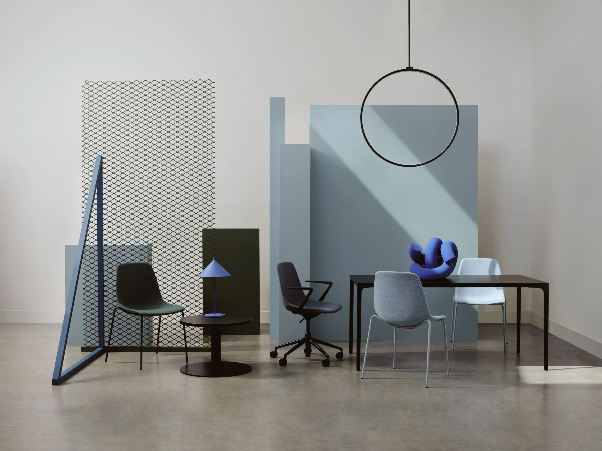 Modern office workspace